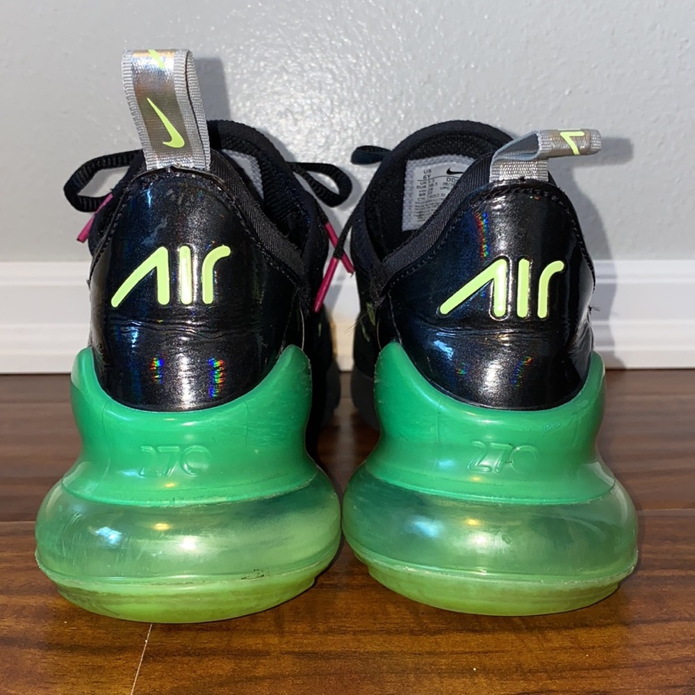 SOLD Air Max 270 GS 'Black Ghost Green' 6Y - Picture 6 of 8